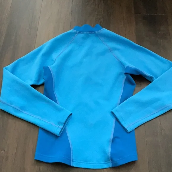 Patagonia 2-Way Zip Jacket Blue XS Wool Blend Outdoor Fitted - Picture 6 of 6